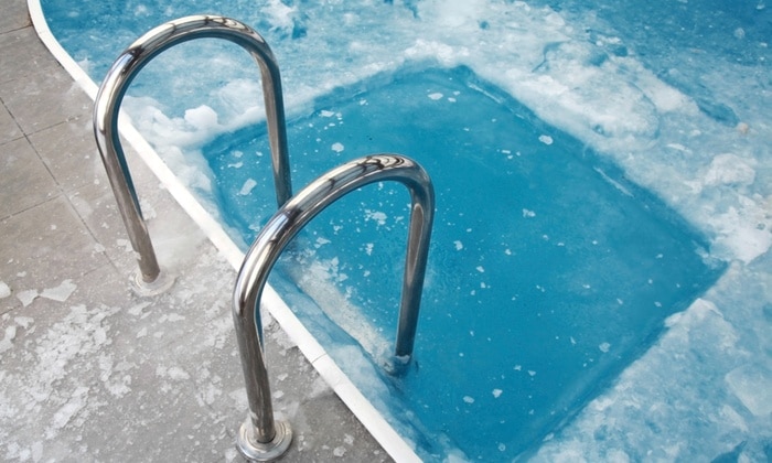 piscine gelée
