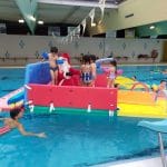 Noel 2021 des petits nageurs du Gannat Olympic Natation