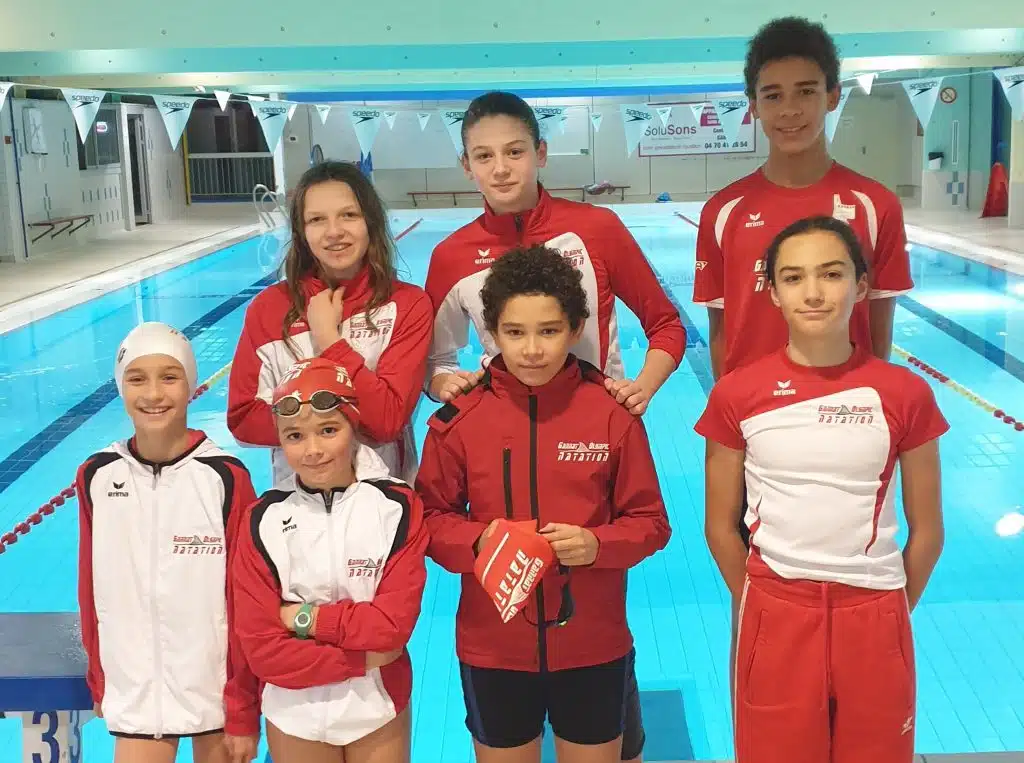 les nageurs des interclubs jeunes