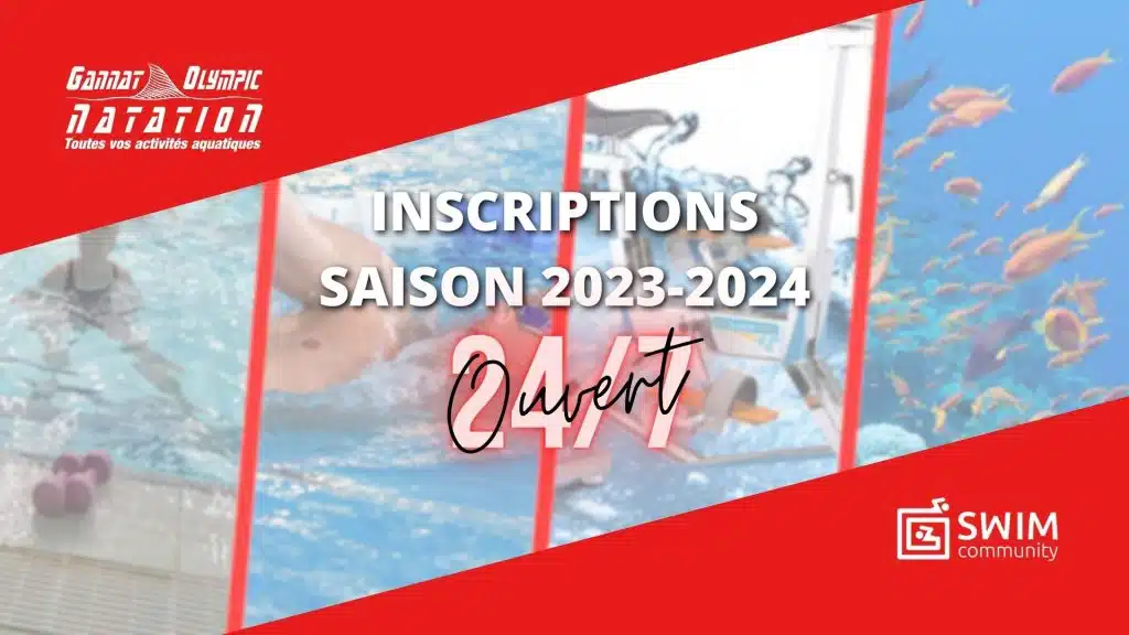 Infos pour les inscriptions de la saison 2023-2024